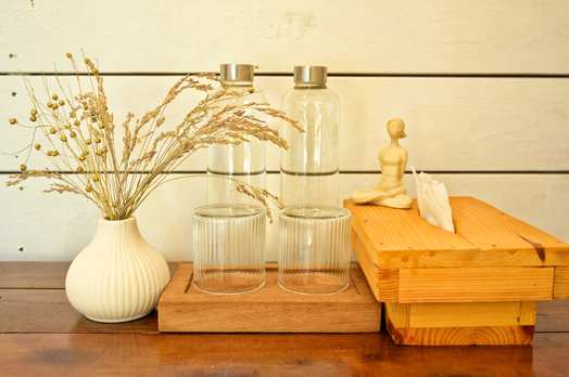 Artistic room decoration and minimalist design details