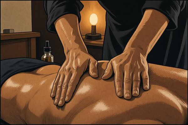 Back Massage — Ayurvedic treatment at LUMA Goa Palolem