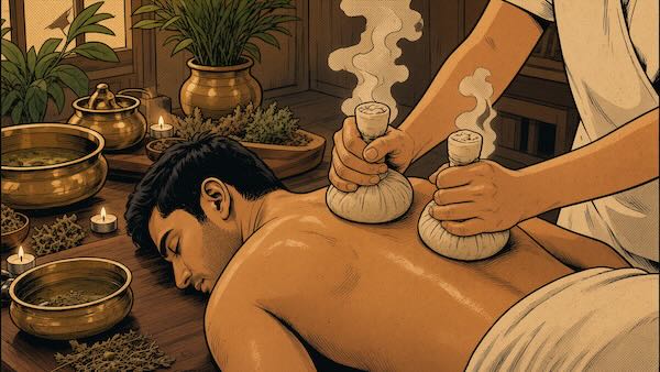 Kadikizhi — Ayurvedic treatment at LUMA Goa Palolem