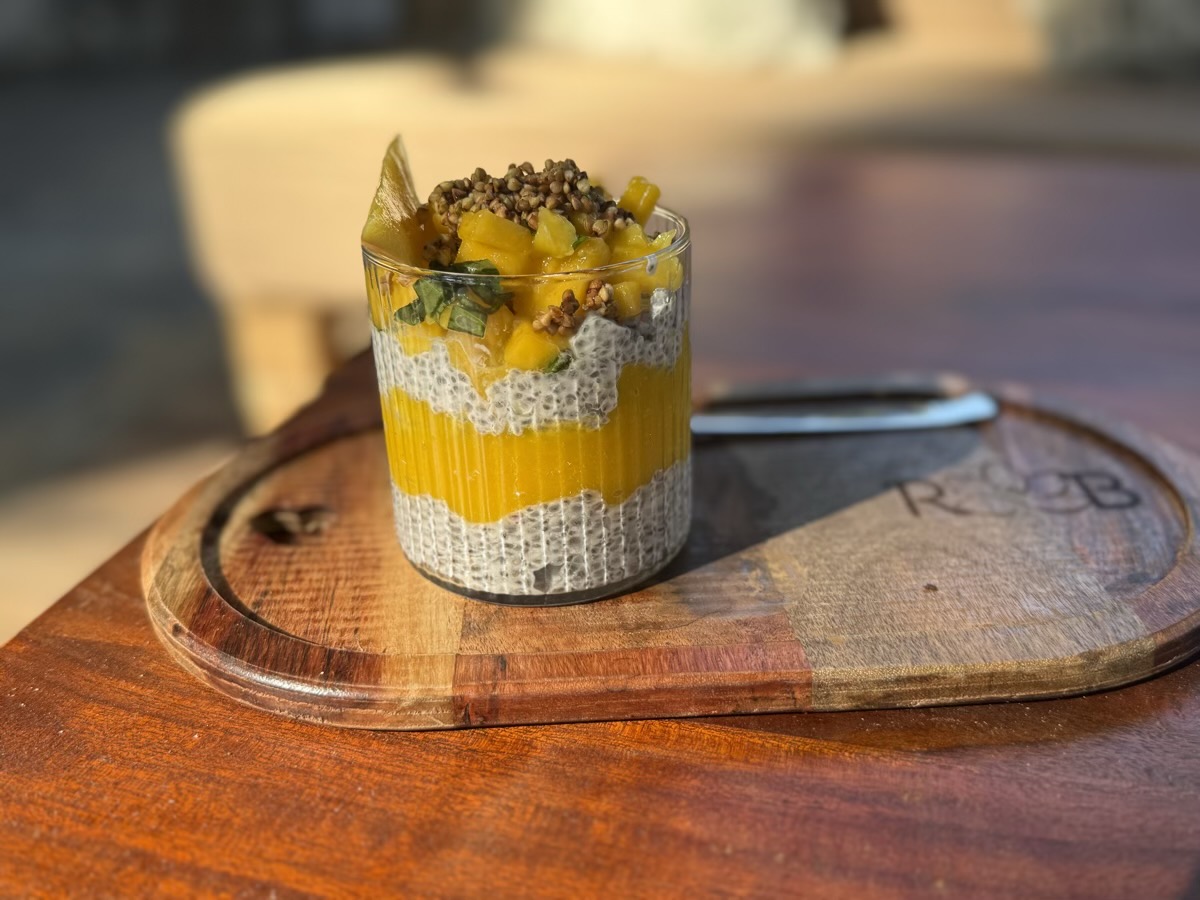 Healthy breakfast at Roots and Bloom Palolem